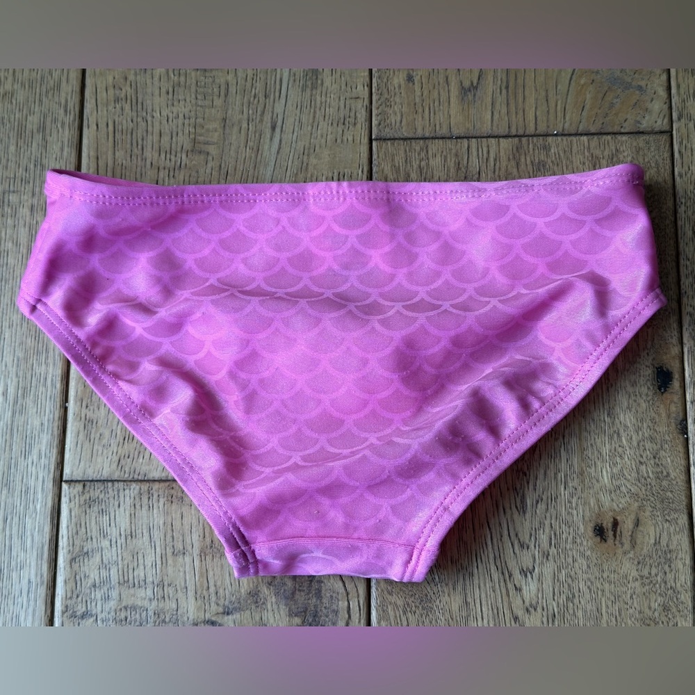 Floatimini Pink Mermaid Vibes 3-Piece Swimsuit size 5 - Picture 8 of 11